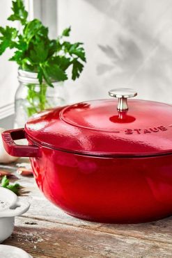 Top 10 ???? Staub Cast Iron 3.75-qt Essential French Oven Cherry ????