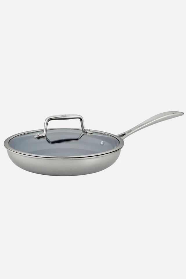 Wholesale โญ ZWILLING Clad CFX 9.5-inch Stainless Steel Ceramic Nonstick Fry Pan With Lid Stainless Steel ๐ 1 Wholesale โญ ZWILLING Clad CFX 9.5-inch Stainless Steel Ceramic Nonstick Fry Pan With Lid Stainless Steel ๐