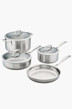MagicLinen Shop 27 New ???? ZWILLING Spirit 3-ply 7-pc Stainless Steel Cookware Set Stainless Steel ????