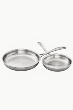 Cheapest 🛒 ZWILLING Spirit 3-ply 2-pc Stainless Steel Fry Pan Set Stainless Steel 🔥