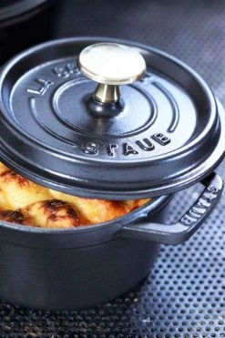 Cheapest 🛒 Staub Cast Iron 0.75-qt Round Cocotte Matte Black 👏 -MagicLinen Shop unnamed file 1058