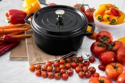 Best reviews of ✔️ Staub Cast Iron 4-qt Round Cocotte Black Matte 🌟 -MagicLinen Shop unnamed file 1112