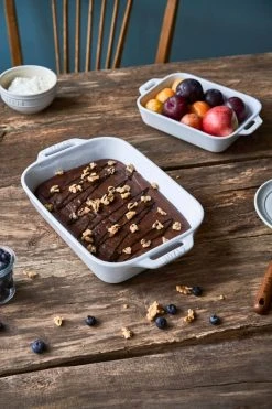 Brand new 😍 Staub Ceramic 2-pc Rectangular Baking Dish Set White 🧨 -MagicLinen Shop unnamed file 1129