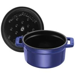 Budget ✔️ Staub Cast Iron 0.25-qt Mini Round Cocotte Dark Blue 😍 -MagicLinen Shop unnamed file 1138