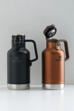 Outlet 🌟 Stanley 64 Oz Easy-Pour Growler Water Bottle Matte Black 🤩