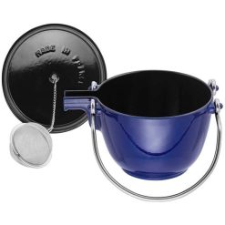 Best deal ???? Staub Cast Iron 1-qt Round Tea Kettle Dark Blue ???? -MagicLinen Shop unnamed file 1147