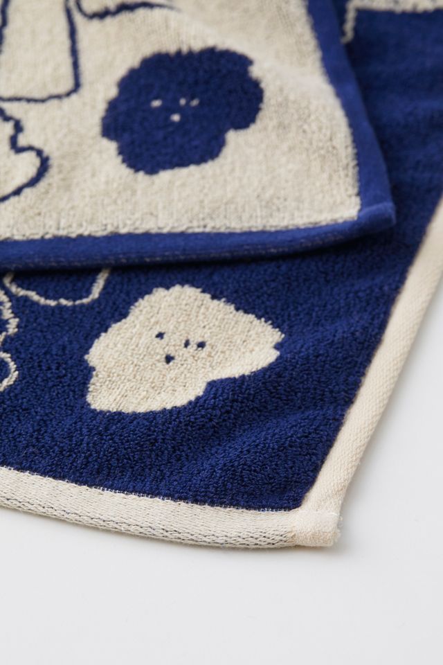 Cheapest ✨ BAGGU Reversible Mushroom Hand Towel Set Blue Multi ???? 3 Cheapest ✨ BAGGU Reversible Mushroom Hand Towel Set Blue Multi ???? - Image 3
