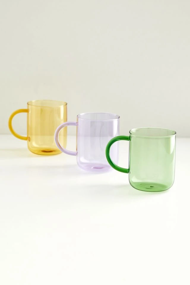 Buy 🎁 Sabine Tinted Glass Mug Green ⌛ 1 Buy 🎁 Sabine Tinted Glass Mug Green ⌛