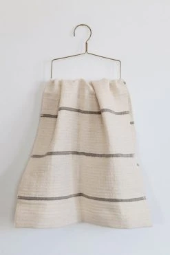 Flash Sale 💯 Connected Goods Izzy Stripe Hand Towel Grey 🌟
