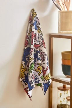 Best reviews of 🔔 Slowtide X Keith Haring Burrows Kitchen Towel Blue 👍