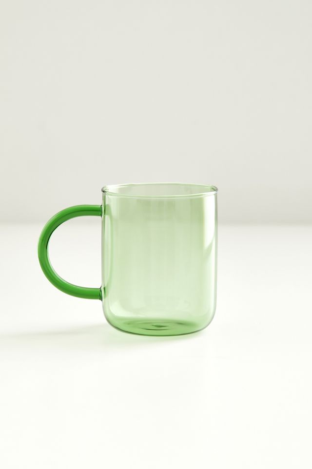 Buy ???? Sabine Tinted Glass Mug Green β 2 Buy ???? Sabine Tinted Glass Mug Green β - Image 2