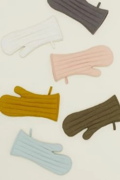 Discount ❤️ Hawkins New York Simple Linen Oven Mitt Dark Grey 🛒