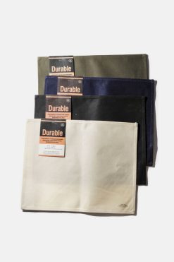 Outlet ???? Puebco Waxed Cotton Placemat Black ⭐