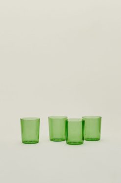Cheapest ???? Hawkins New York Essential Glass Cup Set Of 4 Green ✨ -MagicLinen Shop unnamed file 169
