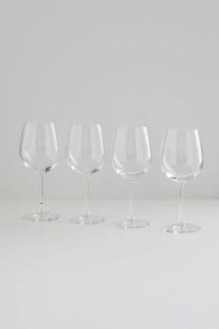 Brand new 🔥 Red Wine Glass - Set Of 4 Clear 💯