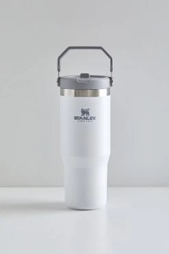 Best Sale 🤩 Stanley Flip Straw 30 Oz Travel Tumbler Polar 🧨