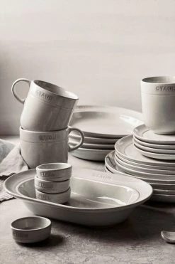 Best Sale 🌟 Staub Ceramic 4-piece 16oz. Stoneware Mug Set White Truffle ❤️ -MagicLinen Shop unnamed file 194