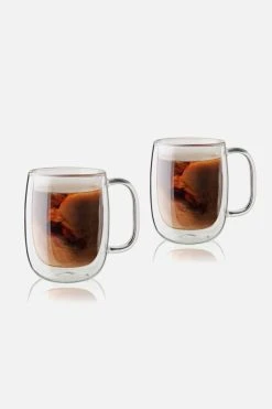 Budget ❤️ ZWILLING Sorrento Plus 2-pc Double-Wall Glass Coffee Mug Set Clear 🎉 -MagicLinen Shop unnamed file 236