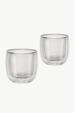 Coupon ???? ZWILLING Sorrento 2-pc Double-Wall Glass Tea Cup Set Clear ????
