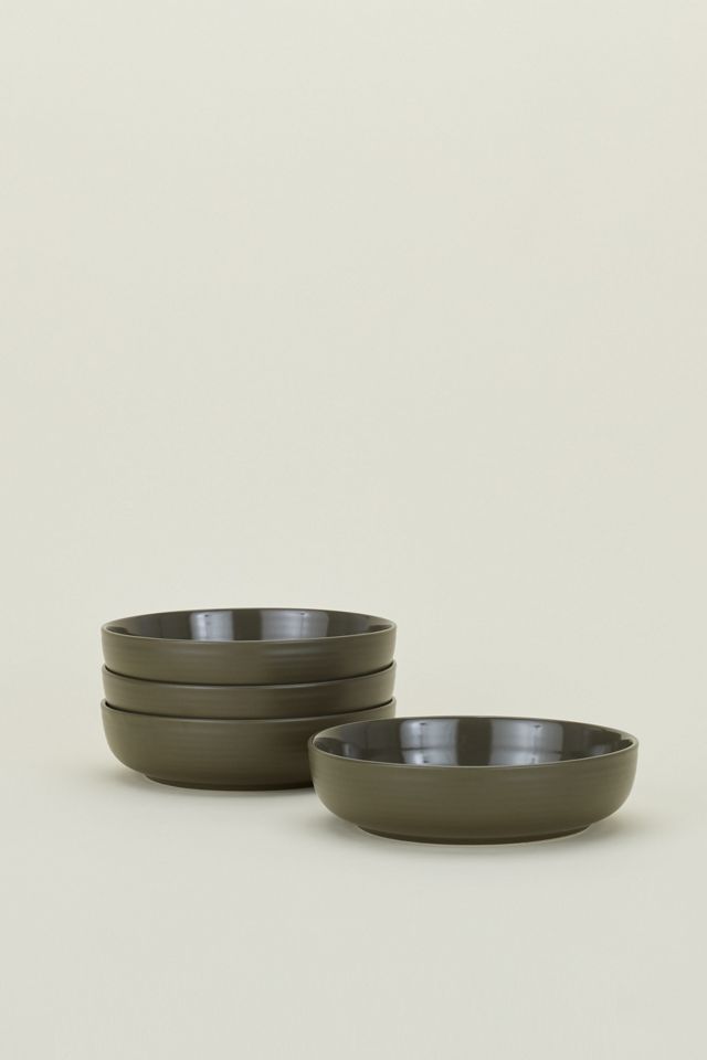 Hawkins New York Essential Stoneware Low Bowl Discount ???? Hawkins New York Essential Stoneware Low Bowl Dark Green ???? -MagicLinen Shop unnamed file 258