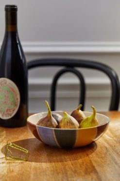 New ???? Rhoda Striped Low Bowl Red ????