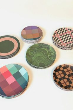 Best Pirce ✨ Relic Home Bamboo Dinner Plate Set Greek Key ????