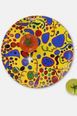 Hot Sale 😉 Third Drawer Down Love Was Infinitely Shining Ceramic Plate X Yayoi Kusama Multi 💯