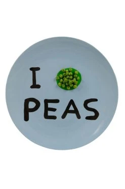 Cheap โ๏ธ Third Drawer Down I PEAS Melamine Plate X David Shrigley Multi โจ