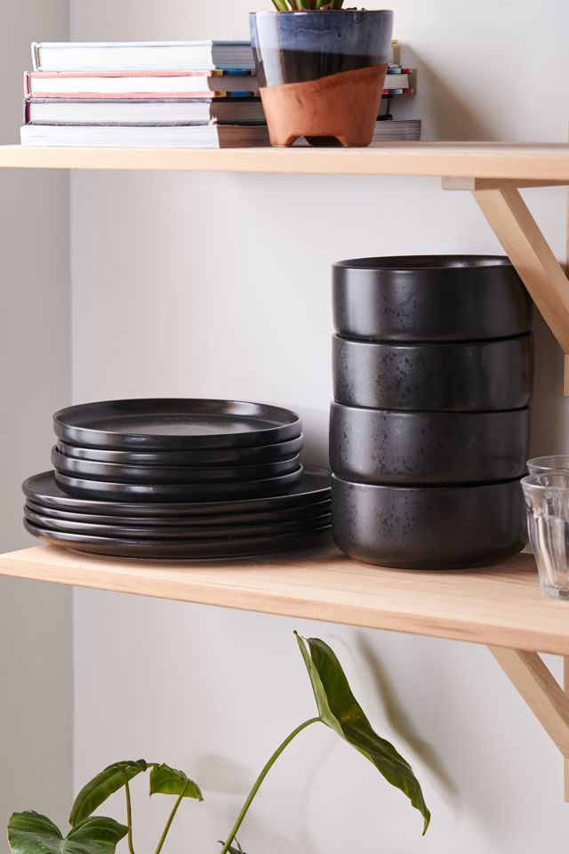 Stone Lava Speckled 12-Piece Dining Set New ???? Stone Lava Speckled 12-Piece Dining Set Black ???? -MagicLinen Shop unnamed file 365