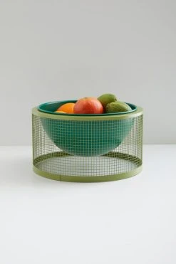 New 🛒 Anna Mesh Two-Tone Fruit Bowl Green 🤩 -MagicLinen Shop unnamed file 370