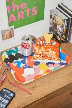 Cheapest 🥰 Wrap Rectangle Art Serving Tray Multi 🥰