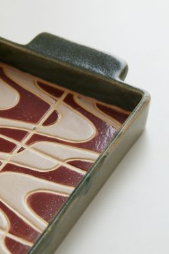 Coupon ⭐ Ravi Tiled Serving Tray Rust ✔️ -MagicLinen Shop unnamed file 390