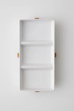 Wholesale 🤩 Bamboo 3-Piece Serving Tray White ❤️