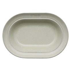 Discount ???? Staub Ceramic Dinnerware 10-inch Oval Stoneware Serving Dish White Truffle ✔️ -MagicLinen Shop unnamed file 450
