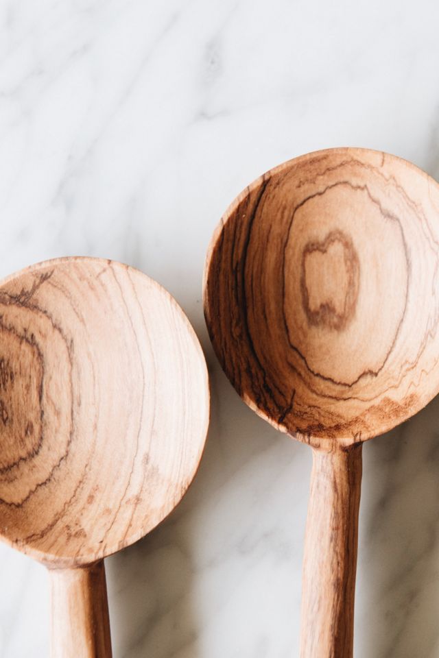 Budget ???? Connected Goods Round Wooden Spoon Brown ???? 2 Budget ???? Connected Goods Round Wooden Spoon Brown ???? - Image 2