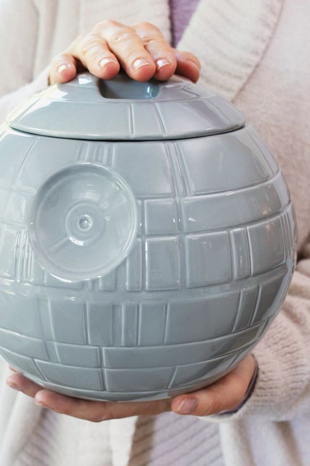 Star Wars Death Star Ceramic Cookie Jar Container Wholesale ???? Star Wars Death Star Ceramic Cookie Jar Container Grey ???? -MagicLinen Shop unnamed file 483