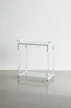Best Sale 😀 Zion Acrylic Storage Cart Clear 👏 -MagicLinen Shop unnamed file 496