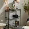 Cheap 👏 Squiggle Bar Cart Black Multi 👍