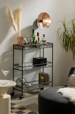 Cheap 👏 Squiggle Bar Cart Black Multi 👍