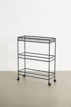 Cheap ???? Squiggle Bar Cart Black Multi ???? -MagicLinen Shop unnamed file 551