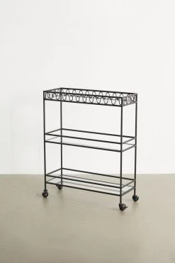 Cheap 👏 Squiggle Bar Cart Black Multi 👍 -MagicLinen Shop unnamed file 551