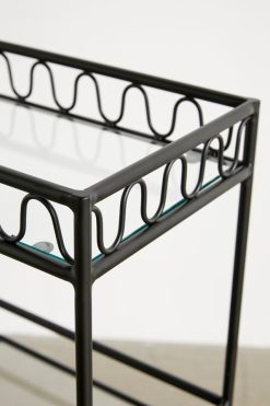 Cheap ???? Squiggle Bar Cart Black Multi ???? -MagicLinen Shop unnamed file 552