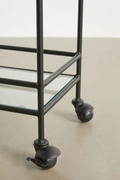 Cheap 👏 Squiggle Bar Cart Black Multi 👍 -MagicLinen Shop unnamed file 553