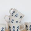 Cheapest ???? Connected Goods Blue Blooms Ceramic Mug Neutral Multi ????