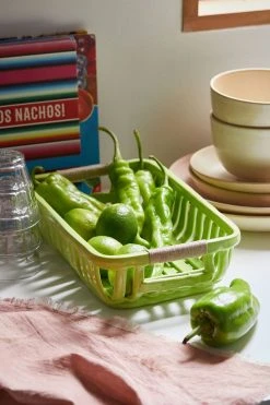 Promo ✨ Robin Refrigerator Basket Lime ⭐