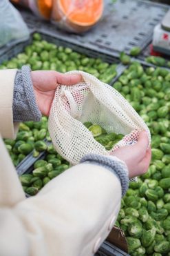 Top 10 ???? ECOBAGS 100% Organic Cotton Medium Mesh Produce Bags - Set Of 3 Natural ????