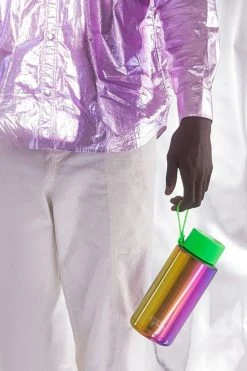 Best reviews of 🔔 Frank Green Chrome 34 Oz Ceramic Insulated Bottle Rainbow 🤩