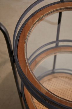 Promo ???? Round Industrial Bar Cart Black ???? -MagicLinen Shop unnamed file 634