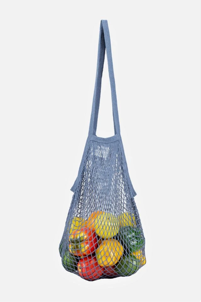 Best Sale ✔️ ECOBAGS Original Long Handle Mesh String Tote Bag Storm Blue 🎉 1 Best Sale ✔️ ECOBAGS Original Long Handle Mesh String Tote Bag Storm Blue 🎉
