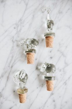Deals ✔️ Connected Goods Recycled Glass Bottle Stopper Hippo ????